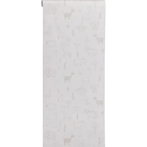 Behang Veerle Beige