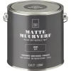 Muurverf Mat Zwart 2.5 L