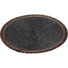 Placemat Rond Zwart
