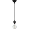 Snoerpendel E27 Zwart
