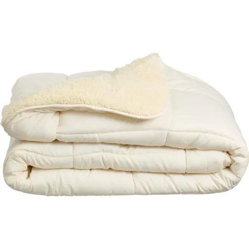 Winterdekbed Teddy Off White 200x200 Cm